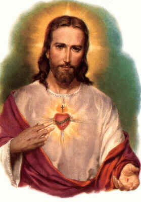 Jesucristo con rostro afable nos muestra su Sagrado Coraz�n, porque nos quiere 