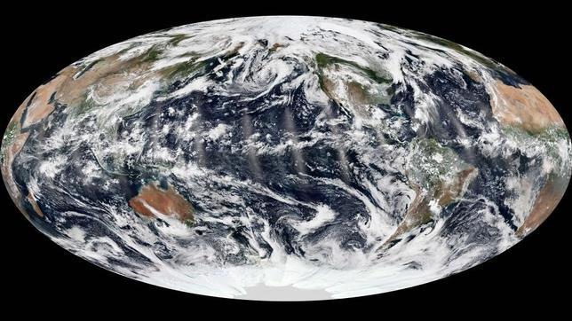 Un extra�o momento de calma en la Tierra, fotografiado por los sat�lites 